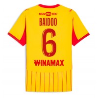 Fotballdrakt Herre RC Lens Samson Baidoo #6 Hjemmedrakt 2025-26 Kortermet Fotballdrakt Herre RC Lens Samson Baidoo #6 Hjemmedrakt 2025-26 Kortermet